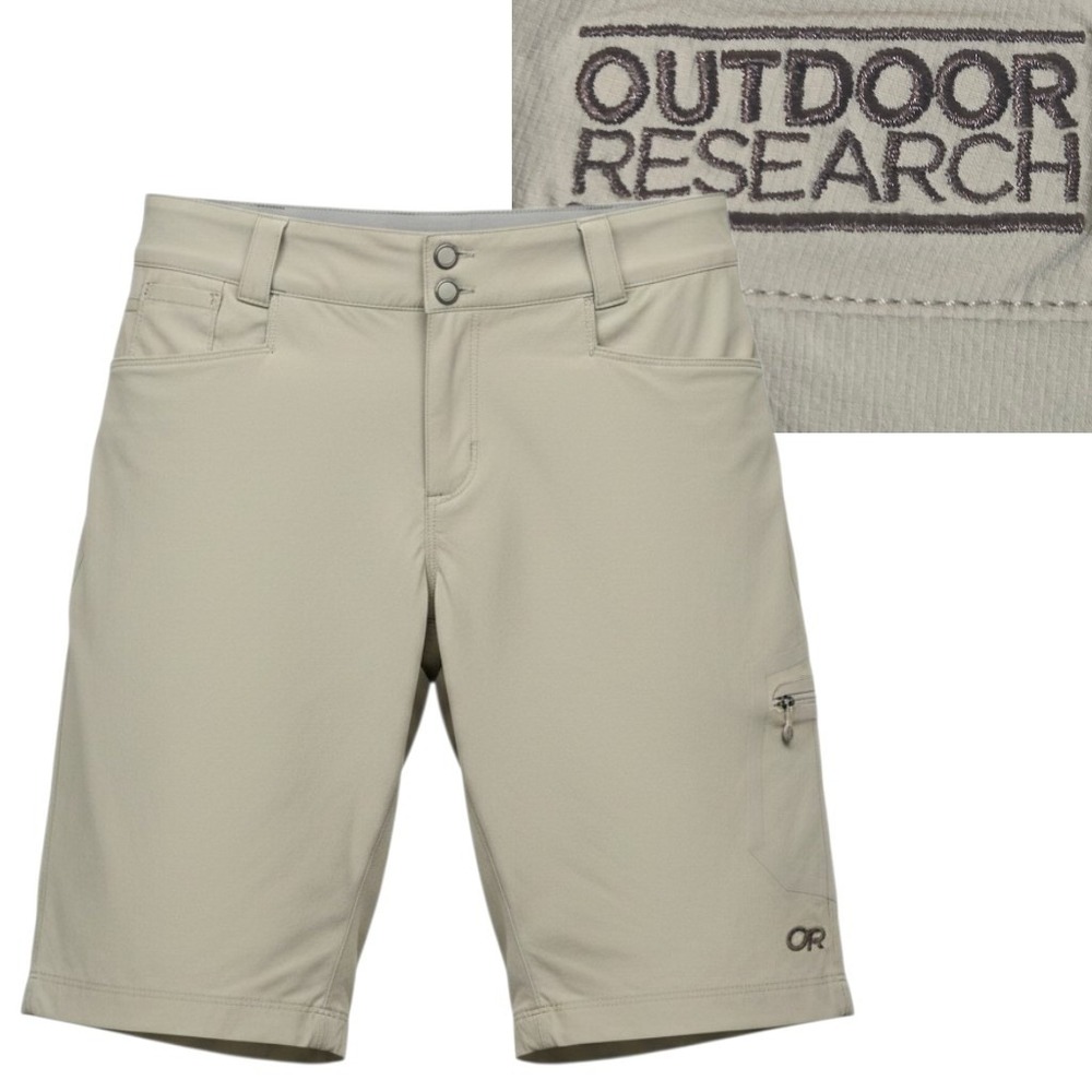 Outdoor Research Ferrosi Shorts Womens 8 Tan Hiking Stretch Cargo Pockets
